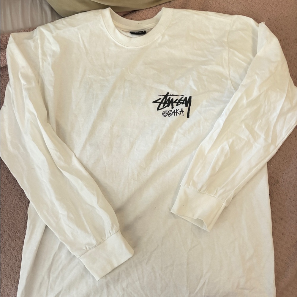 Stussy Men's White Long Sleeve Shirt
